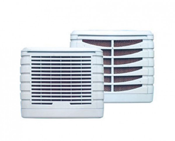 Wet curtain air cooler